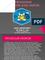 Alya Saraswati Prosedur Ekspor Impor