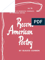 Glauco Cambon - Recent American Poetry (2017 - 08 - 24 10 - 21 - 16 UTC) PDF