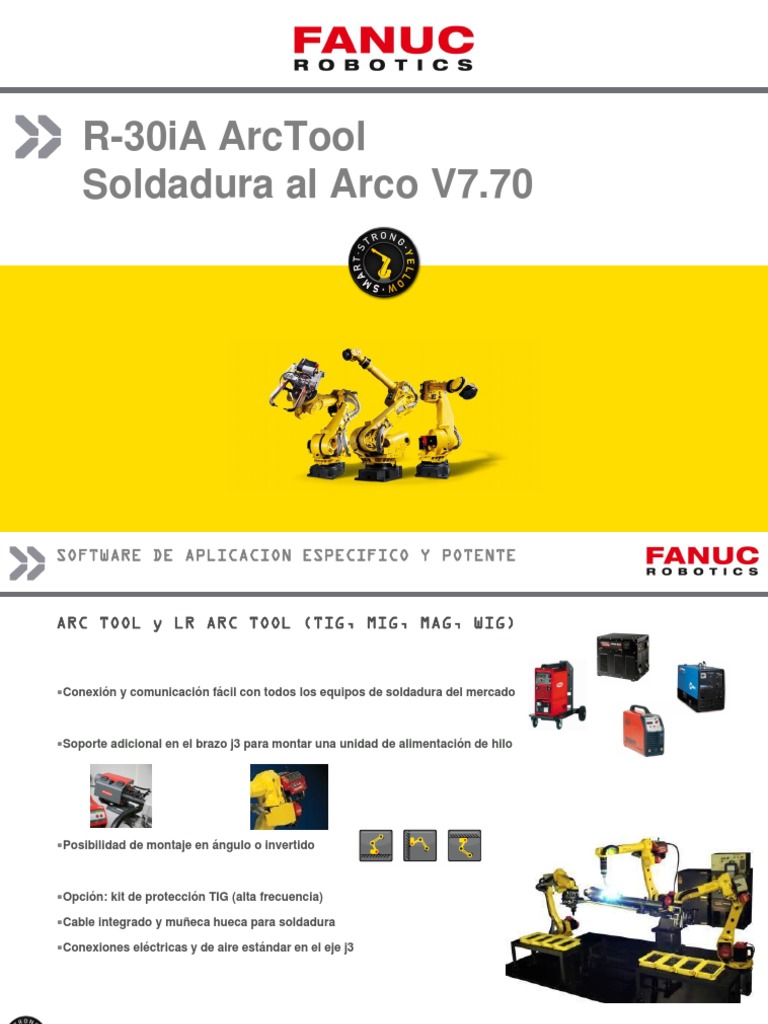 Ponencia Fanuc Arctool PDF | PDF | Soldadura | Construcción