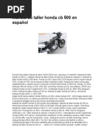 Honda C70 Book Manual PDF  PDF  Automotive Technologies 