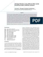 Performance of multistage filtration using different filter media.pdf