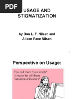 Usage and Stigmatization: by Don L. F. Nilsen and Alleen Pace Nilsen