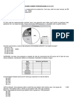 REVISÃO SOBRE PORCENTAGEM E EXERCÍCIOS DE MATEMÁTICA