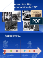 Crisis de 1929 y Su Etapa Previa (Locos Años 20)