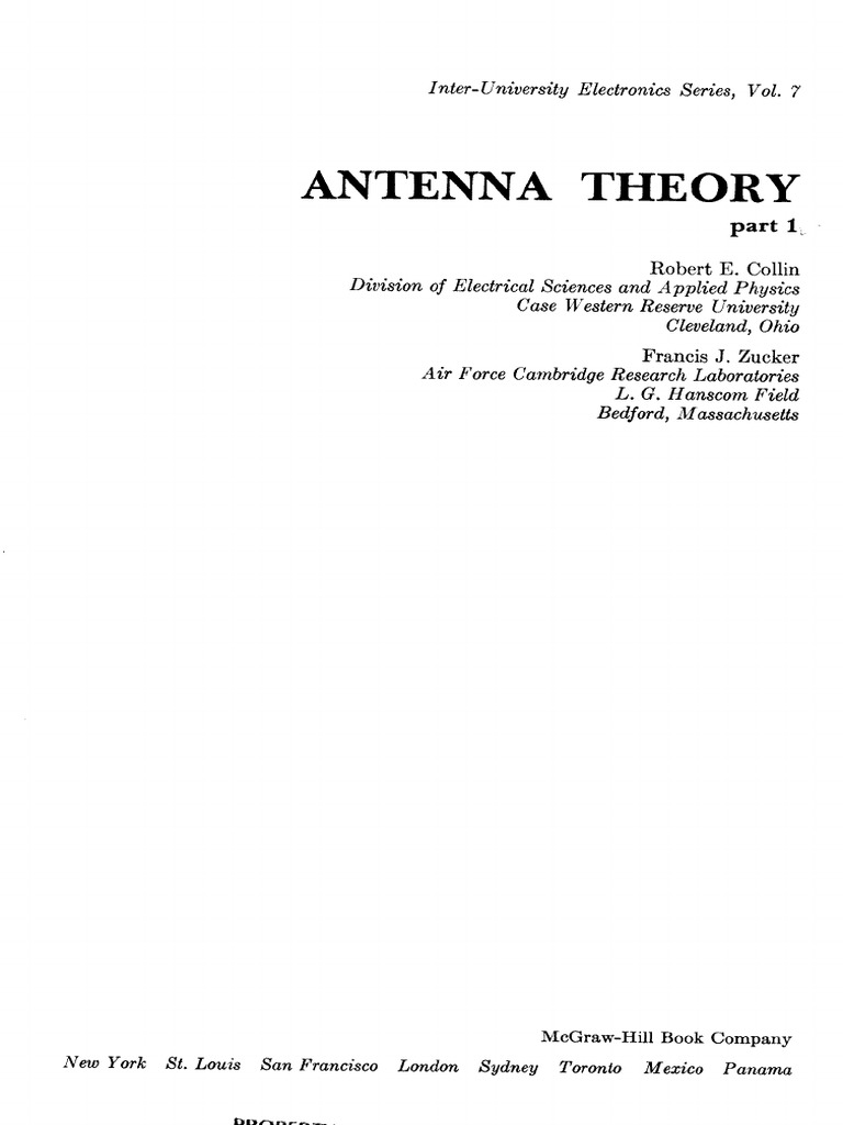 Collin Antenna Theory Part 1 (BookFi) PDF