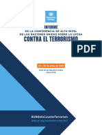 Report UN High Level Conference Counter Terrorism ES PDF