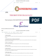 Fluid Mechanics VIVA QUESTIONS and ANSWERS - Ourengineeringlabs PDF