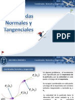 Movimiento curvilíneo y coordenadas tangencial y normal