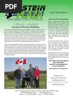 Holstein Plaza April Newsletter