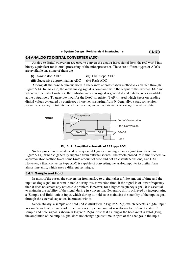 ADCDAC Interfacing PDF Analogue Electronics Analog To Digital