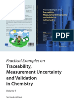 Practical Examples Traceability, Uncertainty and Validation in Chemistry Vol 1