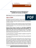 Lectura 1 - Qué es BPM