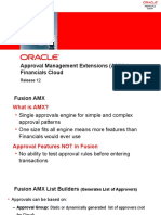 Approval Management Extensions (AMX) in Financials Cloud: Release 12