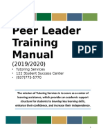 Peer Leader Training Manual August 2019 - 3