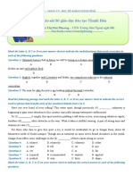 đề khảo sát Sở giáo dục đào tạo Thanh Hóa PDF