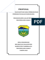 Proposal Jamus Kp. Nanggeleng Desa Sukamanah Kecamatan Cigalontang Kabupaten Tasikmalaya