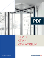 Puertas giratorias dormakaba KTV: características y ventajas