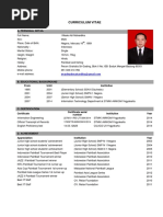 Curriculum Vitae: A. Personal Detail