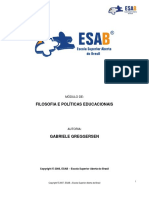 ESAB - Filosofia e Políticas Educacionais PDF