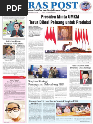 Presiden Minta Umkm Terus Diberi Peluang Untuk Produksi Siapkan Strategi Penanganan Gelombang Phk