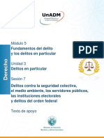 Módulo 5: Fundamentos Del Delito y Los Delitos en Particular