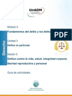 Módulo 5: Fundamentos Del Delito y Los Delitos en Particular