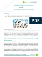 Clase 6 - "La Planificación Institucional de Los Aprendizajes" PDF