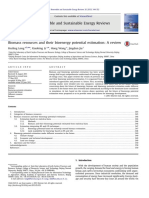 Biomass resources and their bionergy potential estimation A review