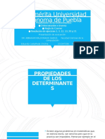 Propiedades de los determinantes