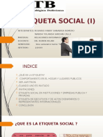 Etiqueta Social (I) RR - Ii