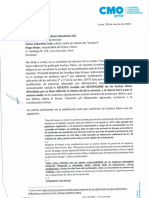 Carta Notarial de CMO Group SA A Caretas