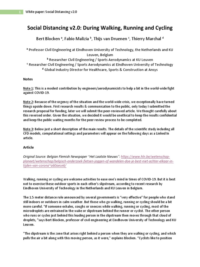 Social Distancing v20 - White - Paper PDF | PDF | Nature