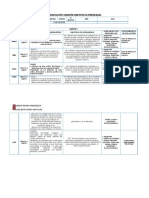 PLANIFICACIÓN I SEMESTRE OBJETIVOS DE APRENDIZAJES Octavos