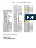 Comisión 3 D.N.I. Nota: Facultad de Derecho Ciclo de Orientación Y Formación