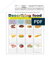 Los Ingredientes de Un Determinado Plato y Su Preparación, y Así, Relacionarlos Con