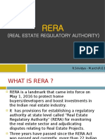 (Real Estate Regulatory Authority) : R.Srividya - M.arch (R.E.D)