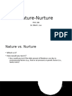 Nature vs Nurture Debate in Behavioral Genetics