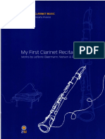 Santiago Comesaña, Mi Primer Recital de Clarinete, Obras de Lefebre, Baermann, Nielsen y Reger PDF