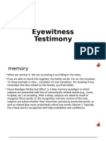 6b - Eyewitness Testimony and Memory Biases - To Post