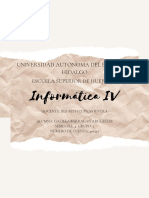 Informática IV: Universidad Autónoma Del Estado de Hidalgo