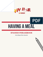 Having A Meal: Spanish Phrasebook