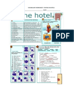 VOCABULARY WORKSHEET - Hotel Rooms and Services