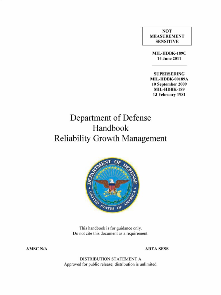 Reliability Growth Management Handbook | PDF