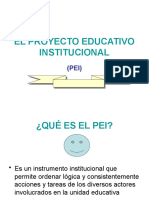 EL PROYECTO EDUCATIVO INSTITUCIONAL - PPSX