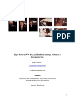 A Rape Scene de Ana Mendieta PDF