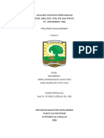 Analisis Strategi Perusahaan - PT Indospring TBK