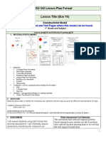 Constructivist Lesson Plan