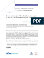 Análisis socio-técnico de los regímenes de promoción industrial de 1944 y 1958 en el sector automotriz en Argentina