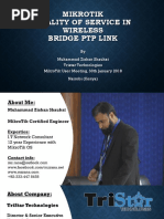 Mikrotik Quality of Service in Wireless Bridge PTP Link