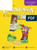 COMUNICACIÓN - Resuelto - 5TO GRADO - UNIDAD 1